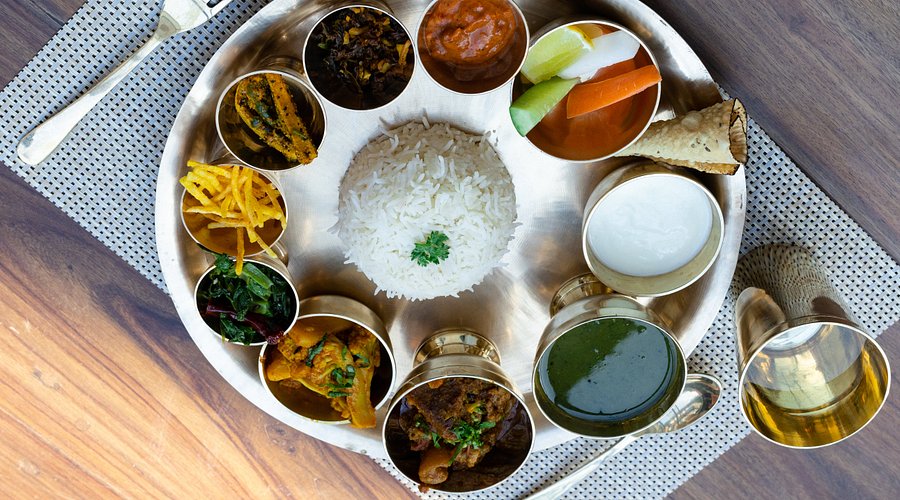 Thakali Thali - traditional food platter